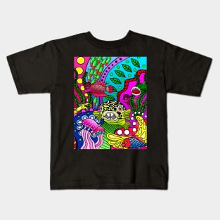 Fish Collage Kids T-Shirt